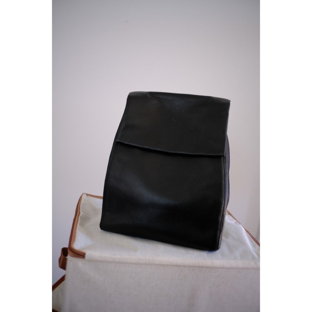 Nordstrom Carryall Backpack, Black Pebbled Leather